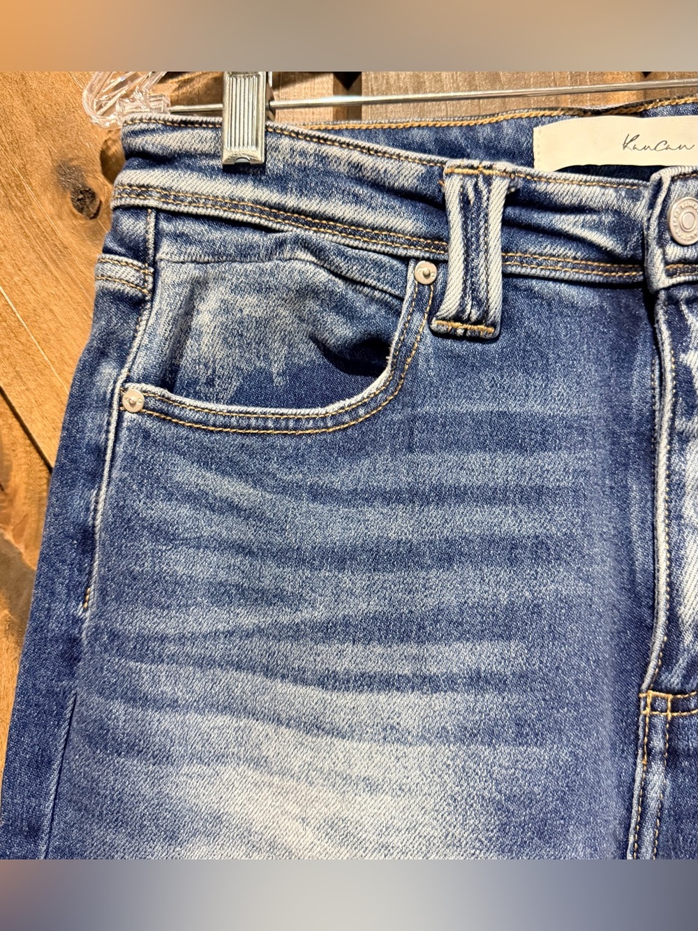 Kancan Wide Leg Flare High Rise Jeans Sz 28 - Picture 12 of 14
